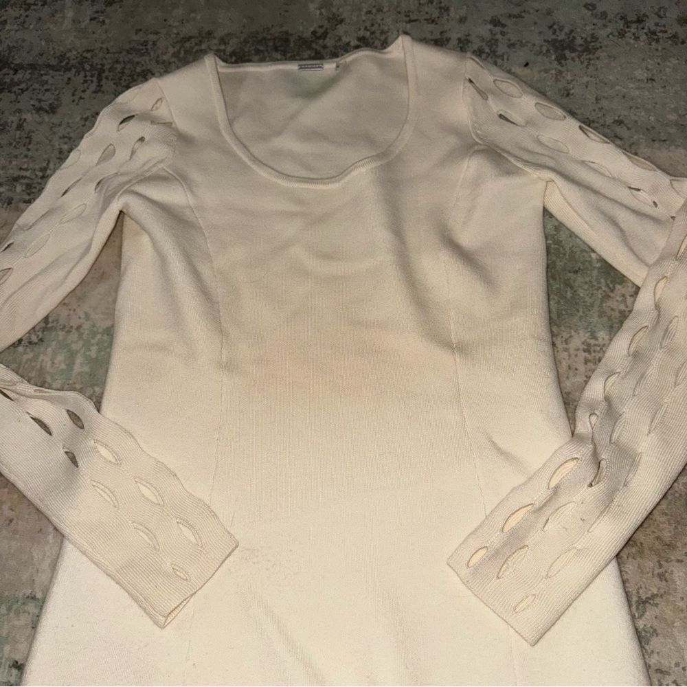 Elie Tahari Cream Long Sleeve shirt